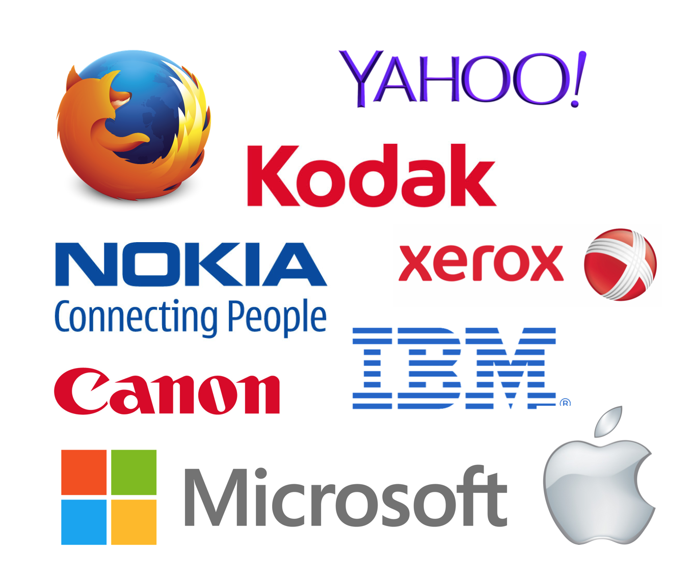 technology logos and names