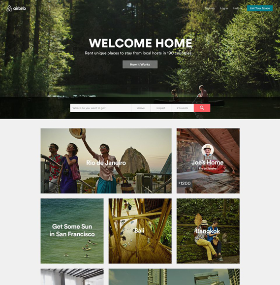 Airbnb's consistent rebrand focuses on the sense of belonging to a